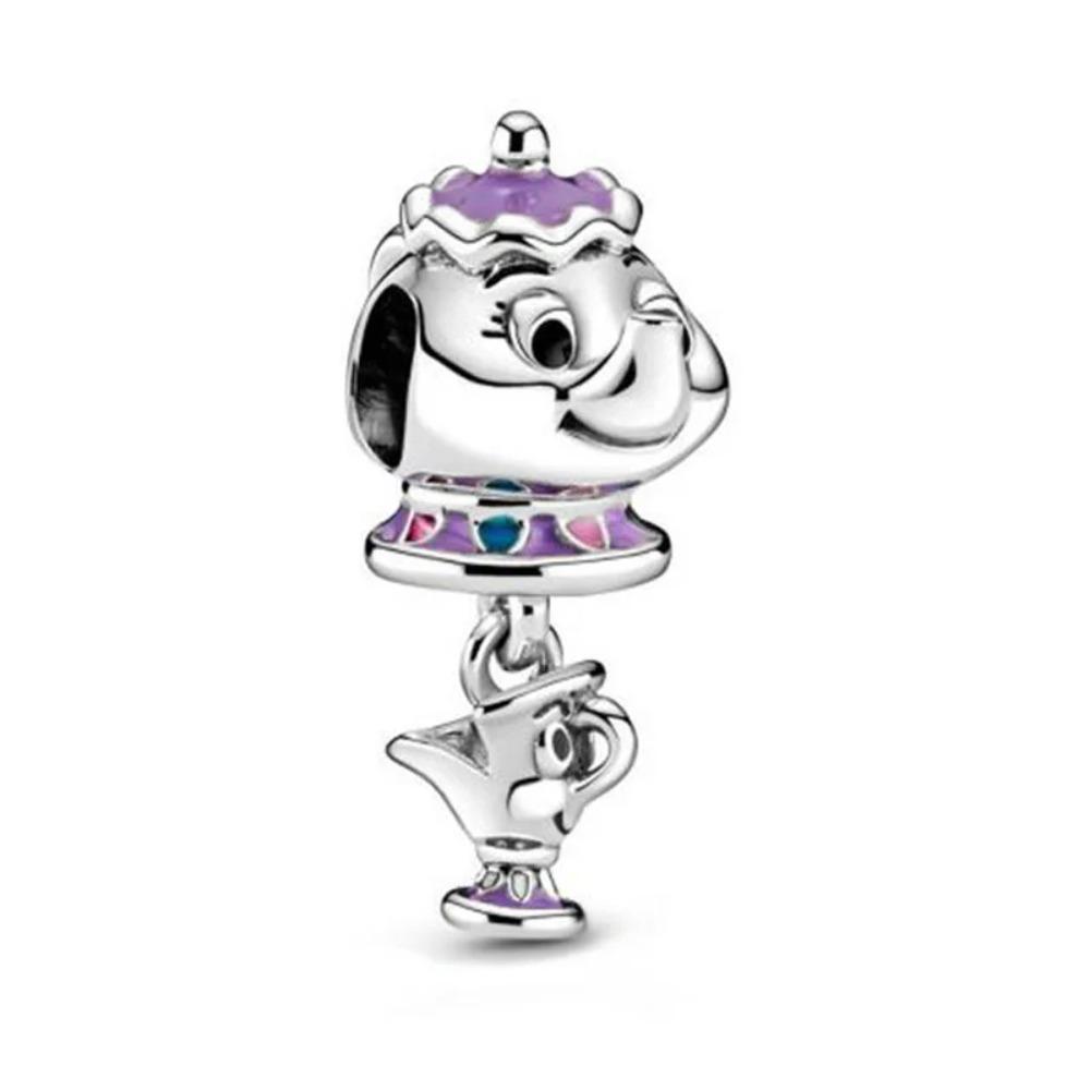 Miniso Disney Christmas Eve Silver 925 Bracelet with Poker Jack Skull Beads Charm for Women Jewelry