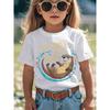 European Sizes Be Kind To Each Otter Funny Pun Graphic T-Shirt for - Cute Otter Design with Heart & Bubble Lettering