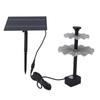 Outdoor Solar Powered Water Pump Kit 4W Watering Pond Pump for Bird Bath Garden Backyard Pool Fish