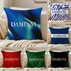 Italian Gorgeous D-Damiani Cushion Cover Silky Short Plush Double-Sided Printed Pillow Case for Sofa All Seasons Home Decor Gift