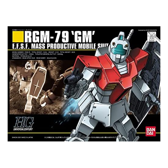 BANDAI SPIRITS HGUC 1/144 RGM-79 GM (Mobile Suit Gundam)