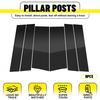 6Pcs Black Pillar Posts Fits Honda Odyssey 2011-2017 Window Trim Piano Cover EXV