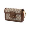 Gucci Borsa a Spalla Mini in Tela e Pelle con Morsetto 1955 e Tracolla Staccabile da Donna Marrone 752002-92TCG-8563