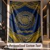 Mandala (19) Theme Custom Tapestry Personalized Custom Name Text Wall Hanging Tapestry Home Decor Background Cloth