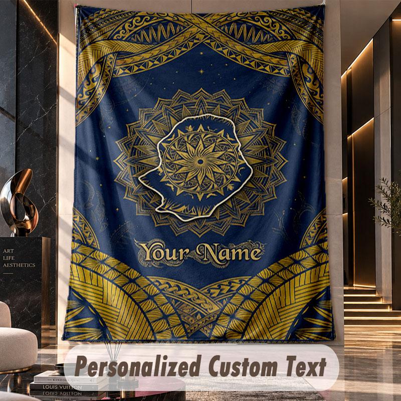 Mandala (19) Theme Custom Tapestry Personalized Custom Name Text Wall Hanging Tapestry Home Decor Background Cloth