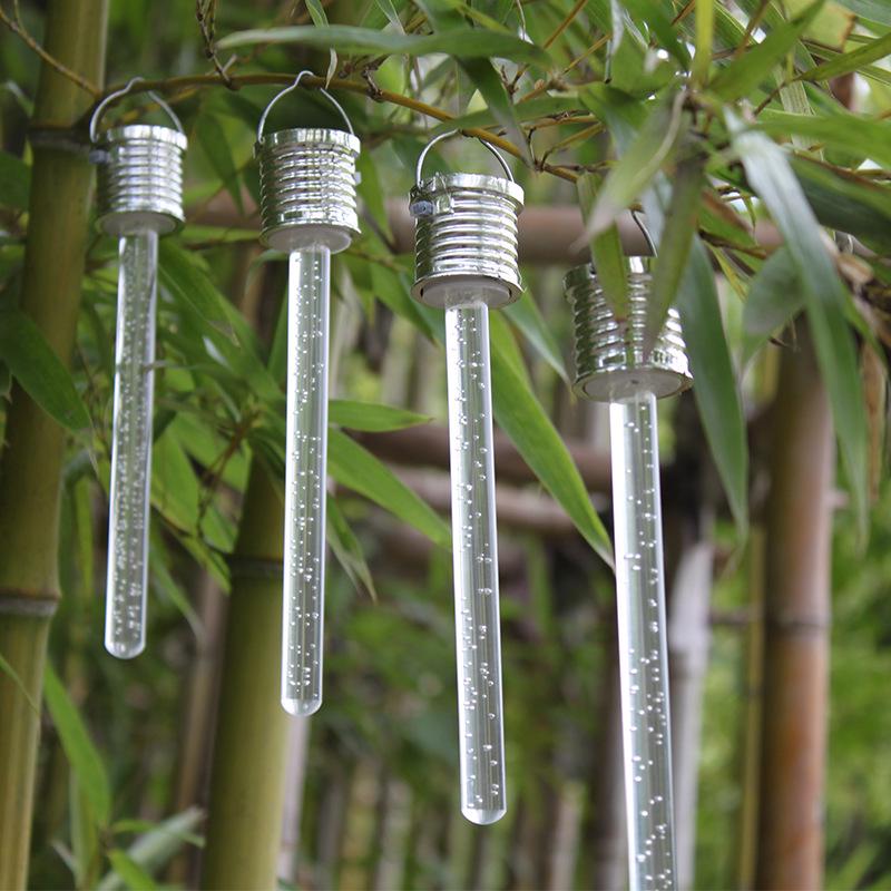 Wasserdichte Solar-LED-Hängelampe für den Außenbereich - Lichtgesteuerte Pendelleuchte für Garten, Rasen und Hof