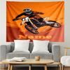 Custom Name Off-road Motorcycles Print Tapestry, Backdrop, Easy Setup, Ideal for Bedroom, Office & Living Room, with Aesthetic Wall Hanging Decor.