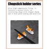 Ceramic Chopstick Holder Animal Series - Running Cat & Country Cat, Multi-color Home Decor, Izakaya Souvenir - Set of 6