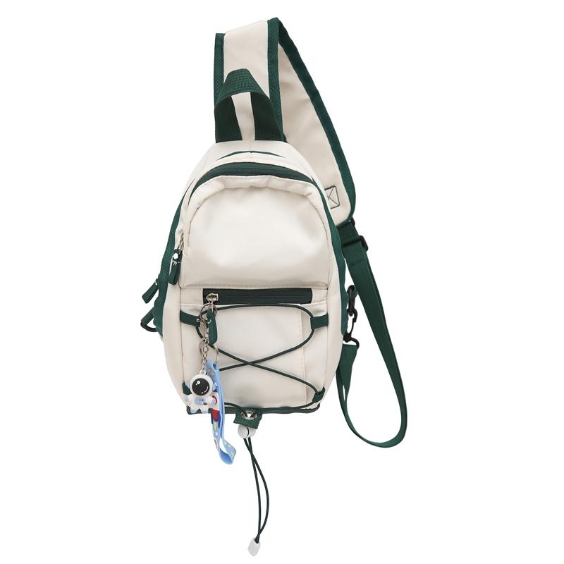 

Мужская переносная сумка на груди с завязками на шнурке, унисекс, сумка через плечо для женщин, для занятий спортом на открытом воздухе, альпинизма, сумка через плечо зелёный