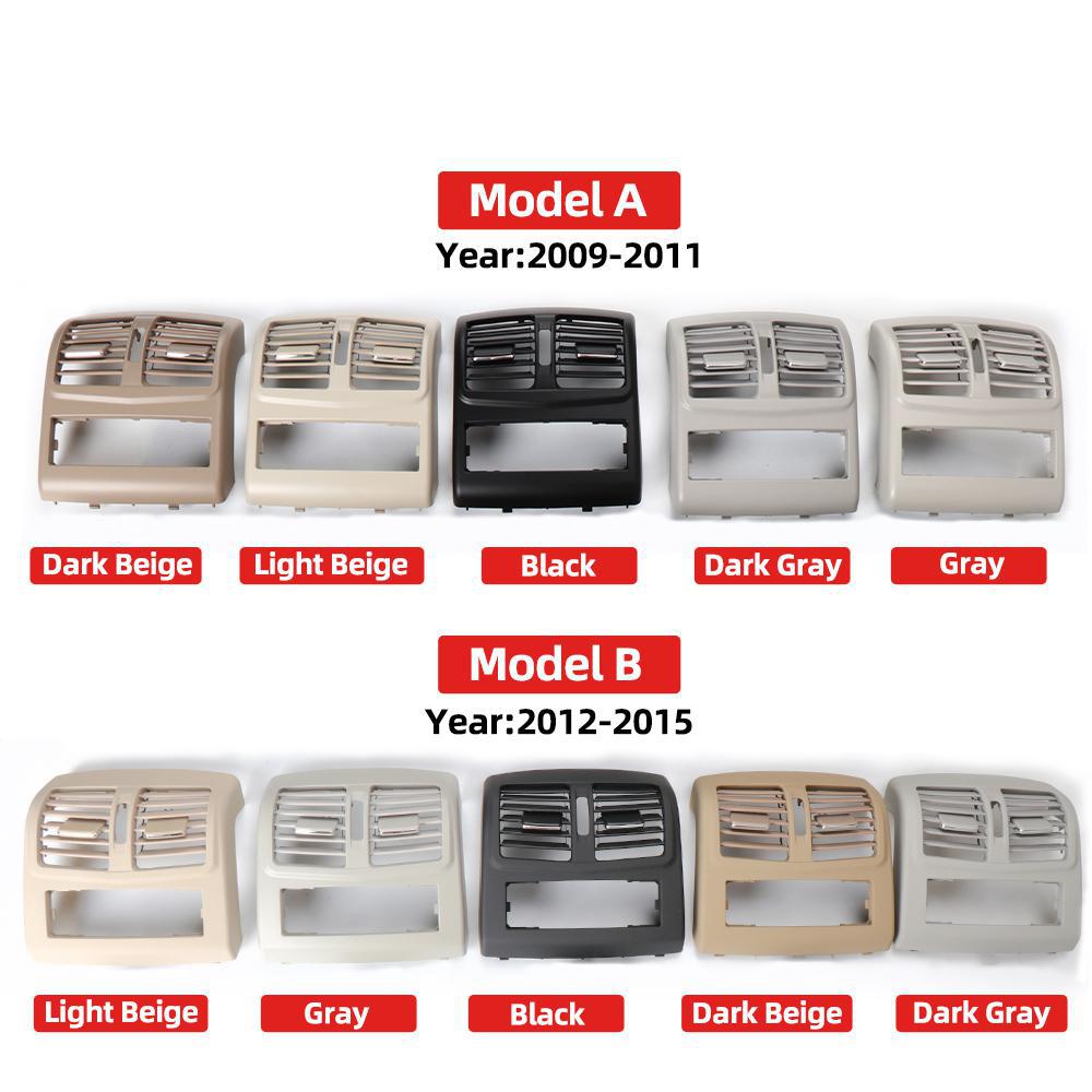 For Benz W212 Rear Air Conditioner Air Vent Cover Vent Fresh Air Outlet Vents Grille for Mercedes Benz E Class 2009-2015