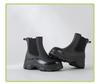 Korean Style Women's Waterproof Chelsea Rain Boots - Mid-Calf Rubber Overshoes with Thick Sole Fashion.