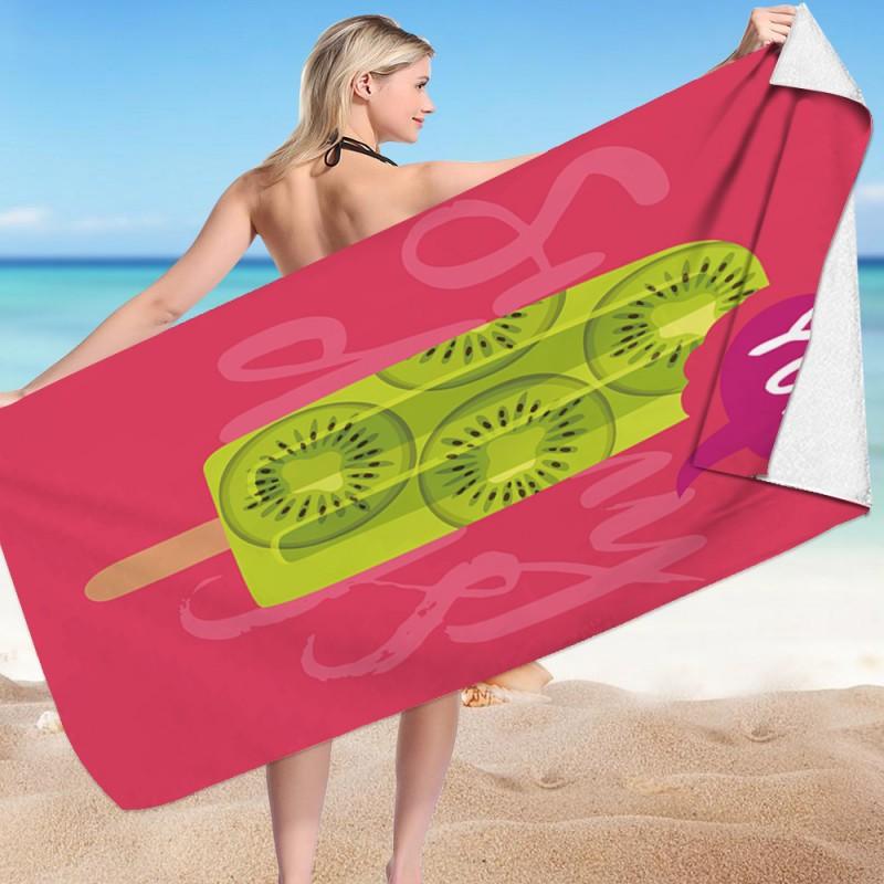 Ręcznik Plażowy Yum 150X70 Cm Kąpielowy Dla Dzieci Basen Na Plażę