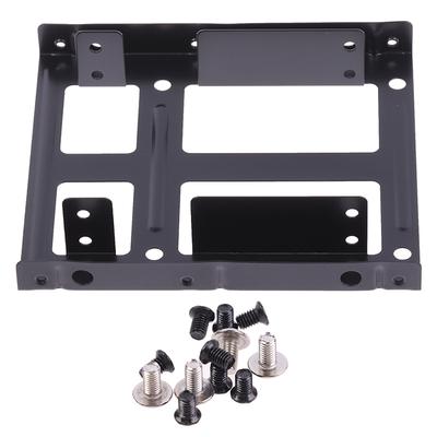 Desktop 2.5 To 3.5 Hard Drive Dual Desktop SSD Mounting Bracket Internal Adapter