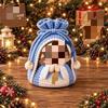Christmas Crochet Character Gift Pouch Christmas Crochet Gift Bag