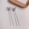 Fashion Butterfly Tassel Long Earrings For Women Girls Elegant Crystal Jewelry Ear Rings Lady Earrings Gift