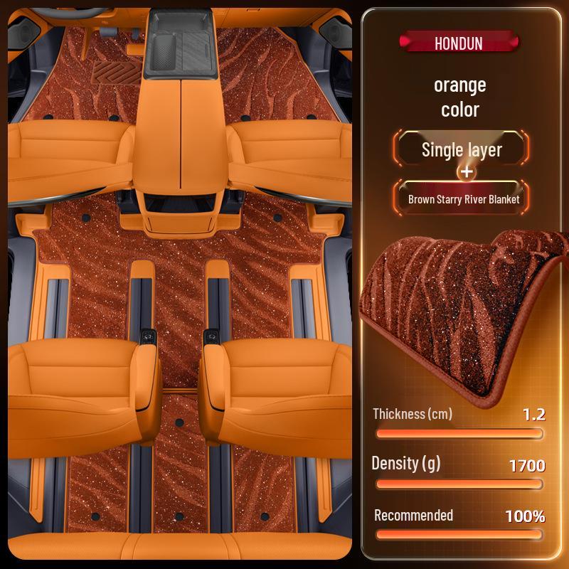 Compatible Carpet Mats for WEY Gaoshan 7-Seater TPE2025 Interior Modification
