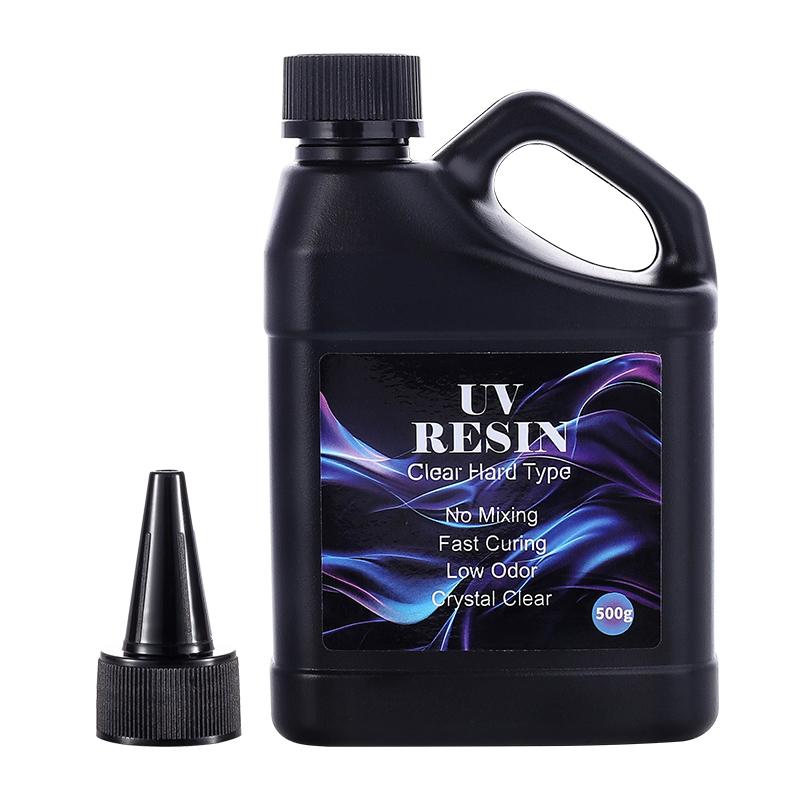 

UV Resin 500g -Bulk Upgraded Crystal Clear Hard Type UV Resin Kit Fast Curing Epoxy Resin Supplies for Craft Jewelry Making