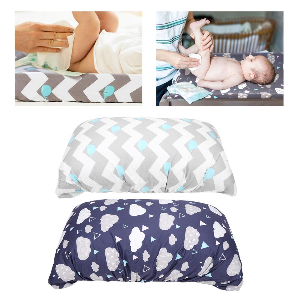 Changing Pad Cover Baby Soft Diaper Changing Table Covers Infant Changing Pad Covers2pcs Free Size