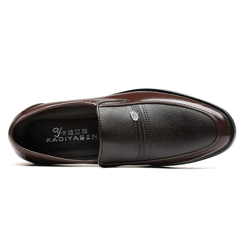 Mote Ekte Skinn Håndlagde Sko Menn Loafers Slip On Business Fritidssko Klassisk Mykt Skinn Hombre Pustende Herresko Flate