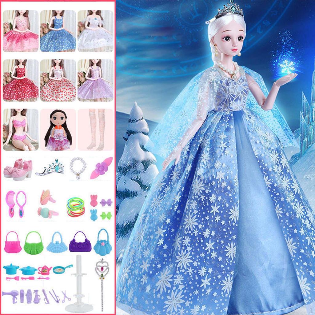 24 inch Ball Jointed Doll Princess with Clothes and Accessories Fashion BJD Dolls for Kids