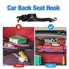 Auto Seat Hooks, Vehicle Headrest Hooks | 2 Rear Seat Umbrella Storage Hooks, Bags,