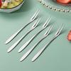 1/2/5pcs Stainless Steel Fruit Forks For Restaurant Cafeteria Home Party Dessert Fork Lovely Fruit Fork Tableware 13.5cm