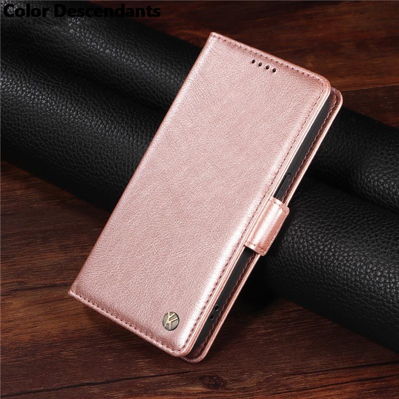 

Wallet Case For iPhone 16 Pro 15 14 Plus 13 12 Mini 11 Pro XR X XS Max Leather Stand For iPhone 14 15 16 Plus Flip Phone Cover For iPhone 15 Plus розового золота