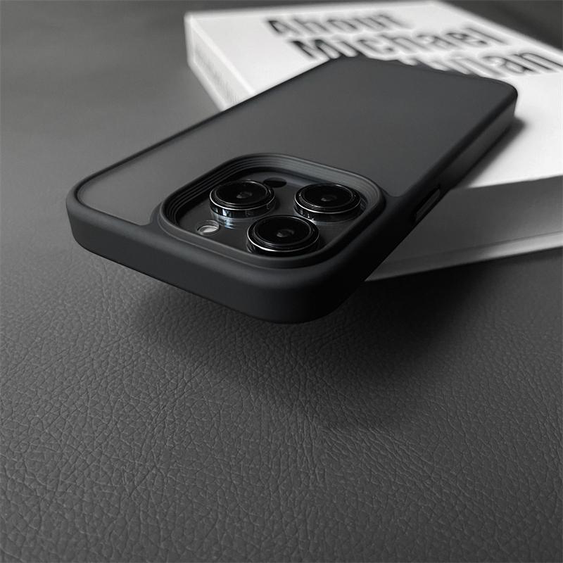 Armor Shockproof Hybrid Case for iPhone 18 17 15 16 Pro Max Matte Back Cover On Coque Iphone17Pro Screen Protective Bumper Shell