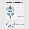 Acrylic  Goblet Birthday Gift Home Decoration Portable Modern Drinkware for Restaurant Wedding Anniversary Hotel Home