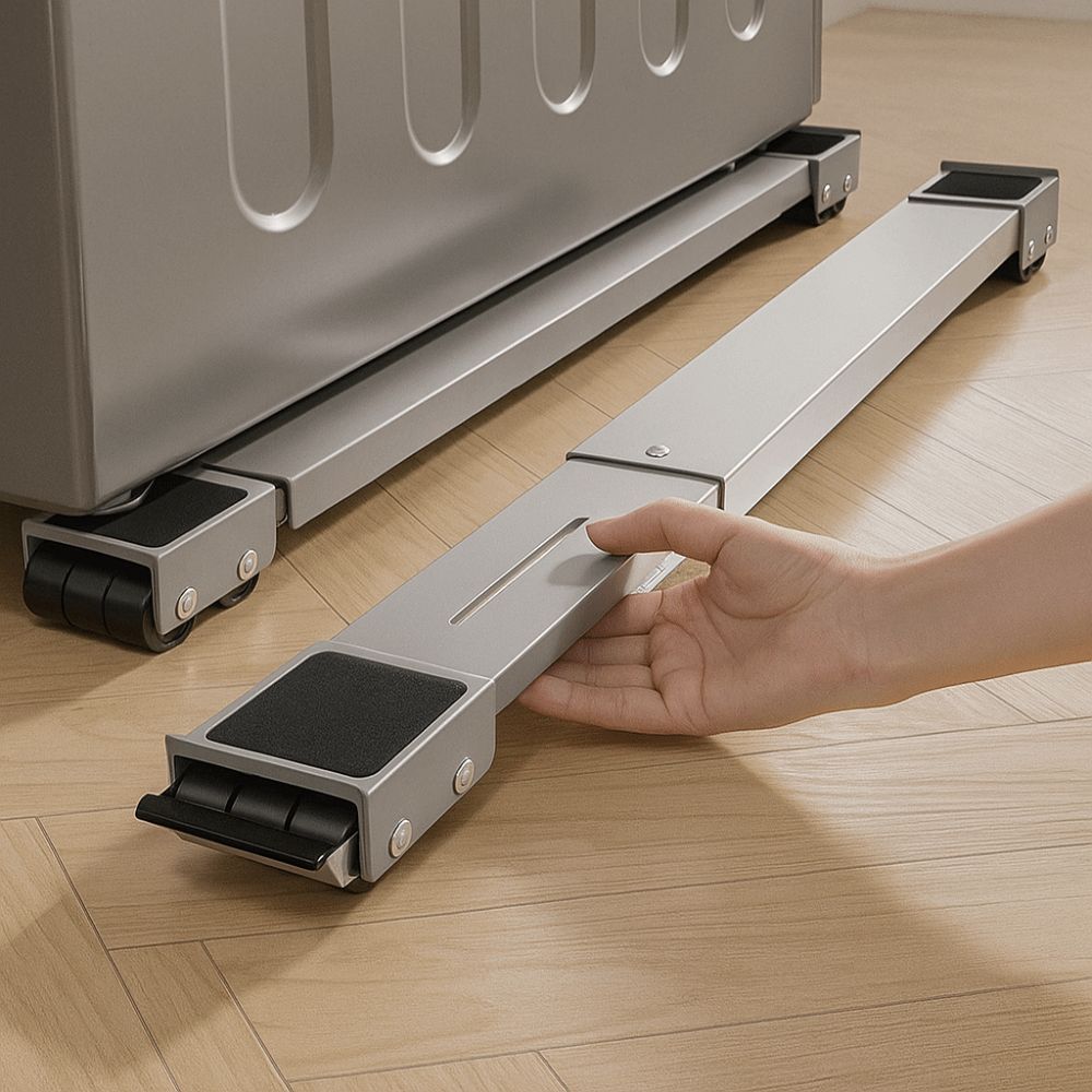 With Wheels Refrigerator Stand Durable Mobile Roller Bracket Adjustable Stand  Furniture