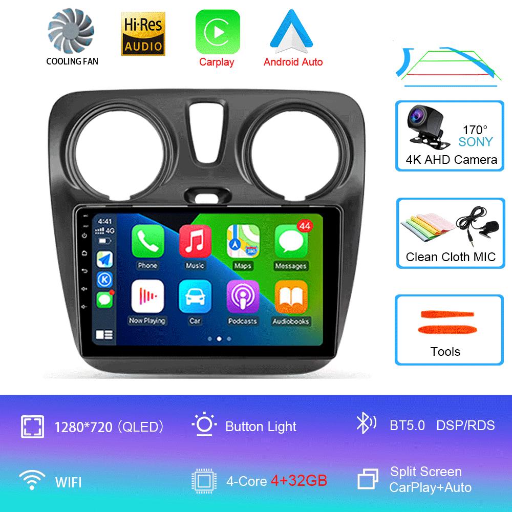 

Автомобильное радио Android 14 Мультимедиа для Renault Lodgy Dacia Dokker 2012 2013 2014 - 2021 2 Din Автомагнитола Auto Carplay 4G WIFI Стерео