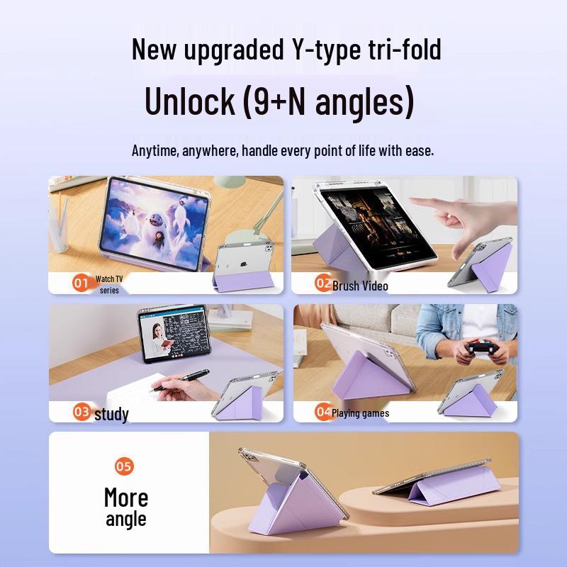 Huawei MatePad 11.5S Protective Case with Pen Slot and 360° Rotation for SE11 and Air12 Pro Tablets