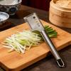 304 Stainless Steel Multi-functional 4-in-1 Onion Knife: Slicer, Grater, Strip Cutter, Chopper.
