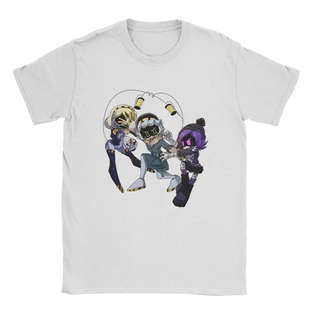 Murder Drones Uzi Doorman T Shirt Men s Cotton T-Shirt Crewneck Anime Se Unisex T-Shirt L
