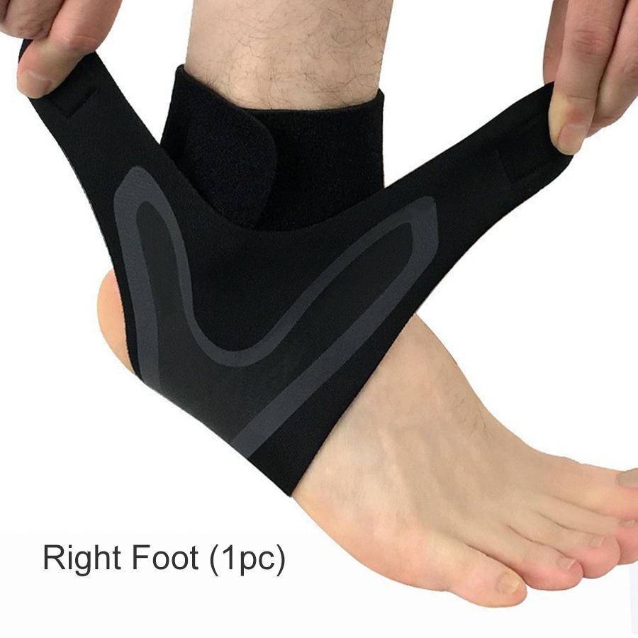 1/2Pairs Adjustable Ankle Support Pad Breathable Anti-Slip Ankle Compression Sleeve Running Football Foot Prevention Bandage