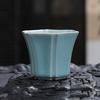 Chinese Tradition Ru Kiln Ceramic Tea Cup Handmade Ice Crack Teacup Household Tea Bowl Travel Personal Master Cup Tea Set