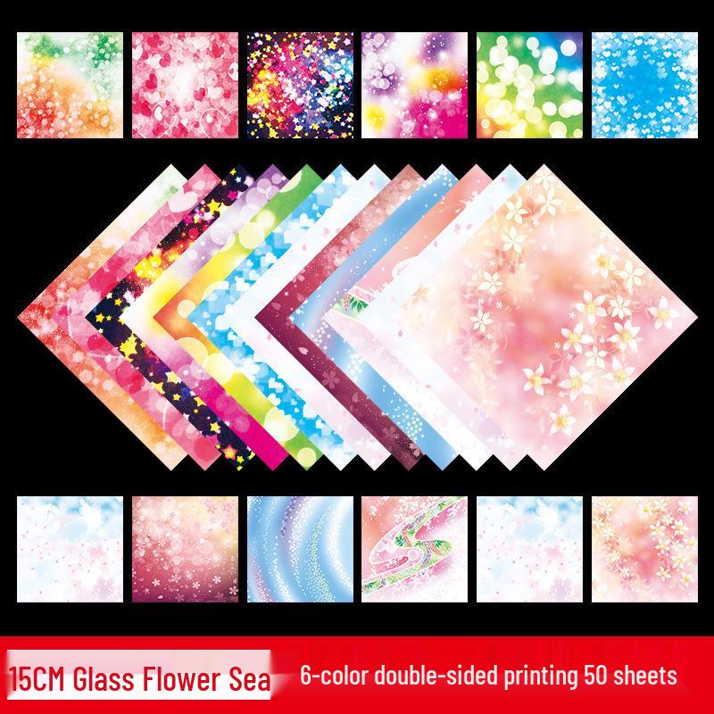 Starry Sky Origami Constellation Paper: Double-Sided Square Craft Sheets for Children's Colorful Projects