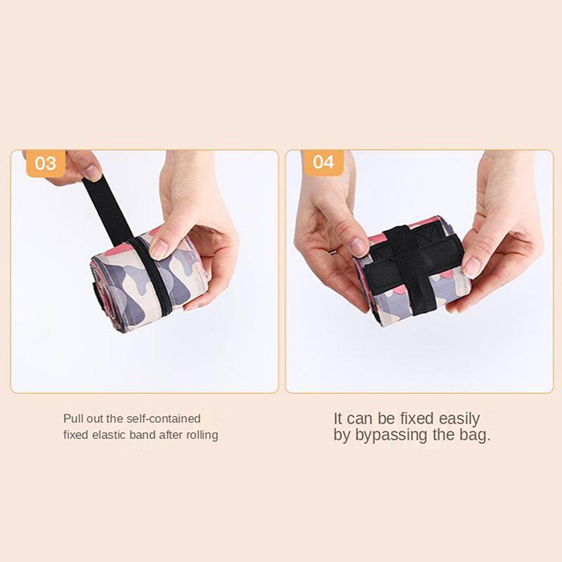 Foldable Shopping Bag, Portable Travel Tote Bag, Multi-purpose Large-capacity Storage Backpack