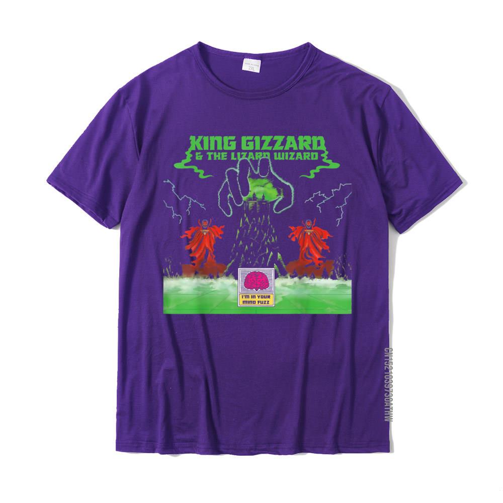 King Funny Gizzard The Lizard Gift Wizard TShirt T Shirt Company Custom Cotton Men Tshirts Summer