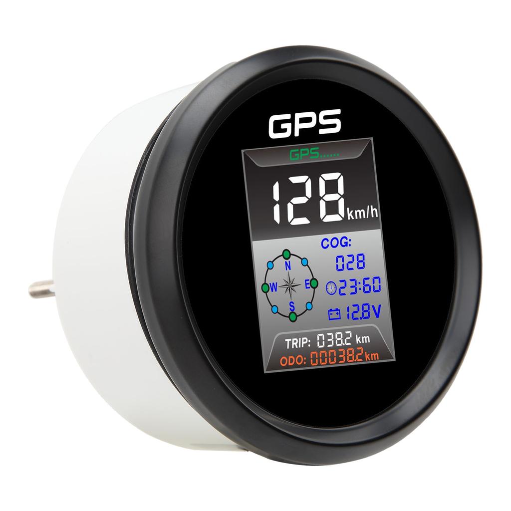 85mm Digital GPS Speedometer Knots MPH KMH LED Backlight Antifog IP67 Waterproof for 9 To 32V Boat Yacht Car Motorcycle
