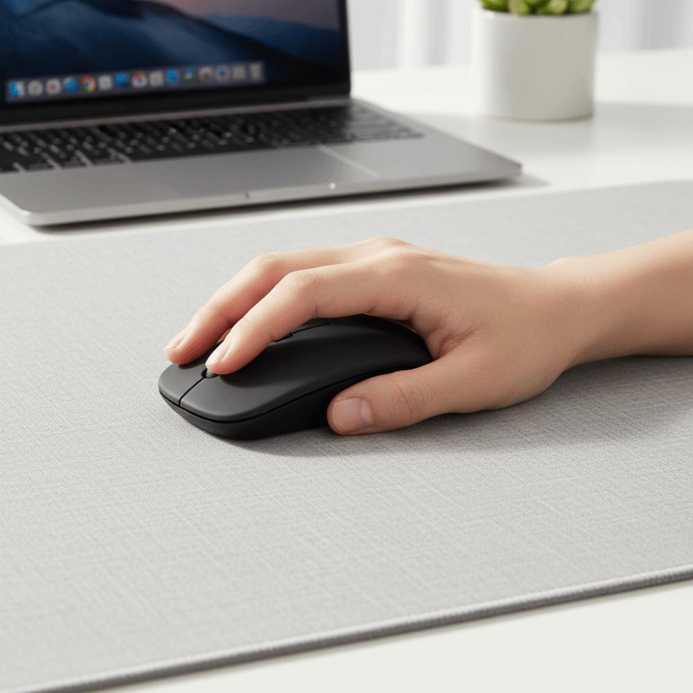 Mute Function Wireless Mouse Silent Design Computer Mouse Type-C Charging Optical Mouse Office Use