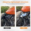 Motorcycle Accessory 1 Pair Heat Deflector Shields ABS Plastic Chrome Fit For Harley Softail Heritage Classic FLHC 2018-2026