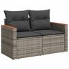VidaXL Garden Lounge Set with Cushions 8 Pcs, Patio Sofas, Patio Furniture Set, Outdoor Furniture, Grey 3225892