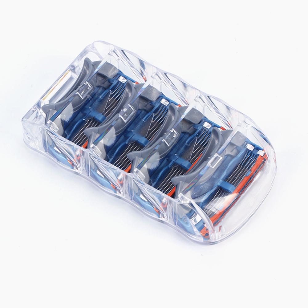 8Pcs/lot Excellent Shaving 5 Layers Razor Blades Compatible for Men Face Care