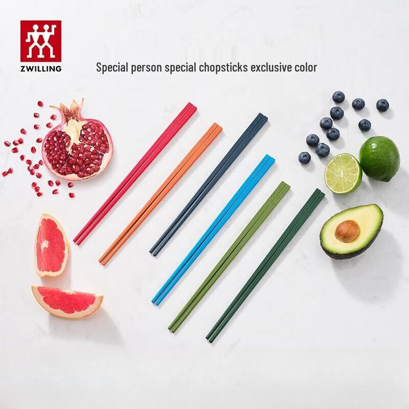Zwilling Anti-Bacterial Alloy Chopsticks (6-Pair Set)