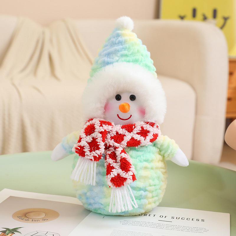 Christmas Snowman Plush Doll Ornament