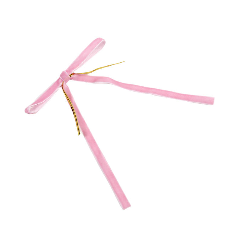 10pcsVelvet Christmas Tree Bows Red Christmas Ribbon Bows Christmas Gift Bow Tie Accessories DIY Handmade