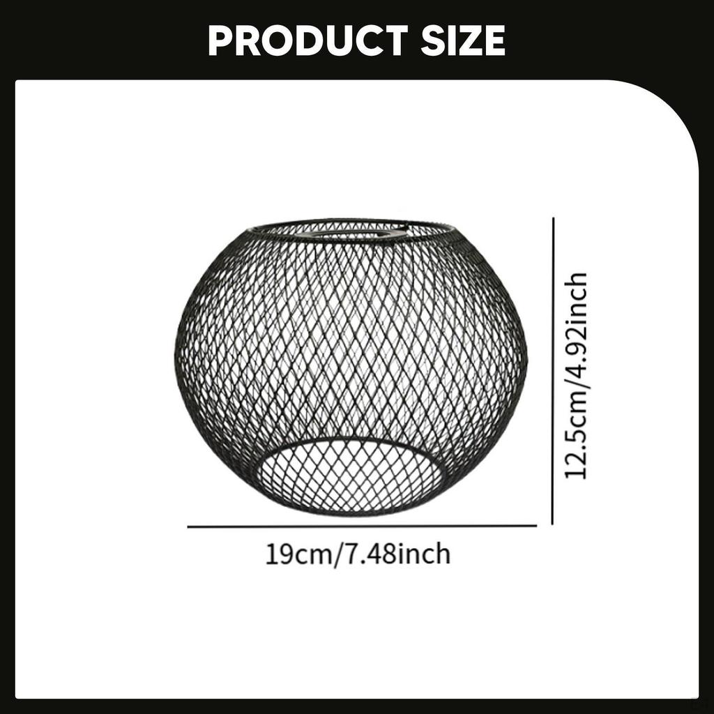 Metall Pendelleuchtenschirm Lampenschirm Deckenleuchte Glühlampenschutz für Teehaus Küche