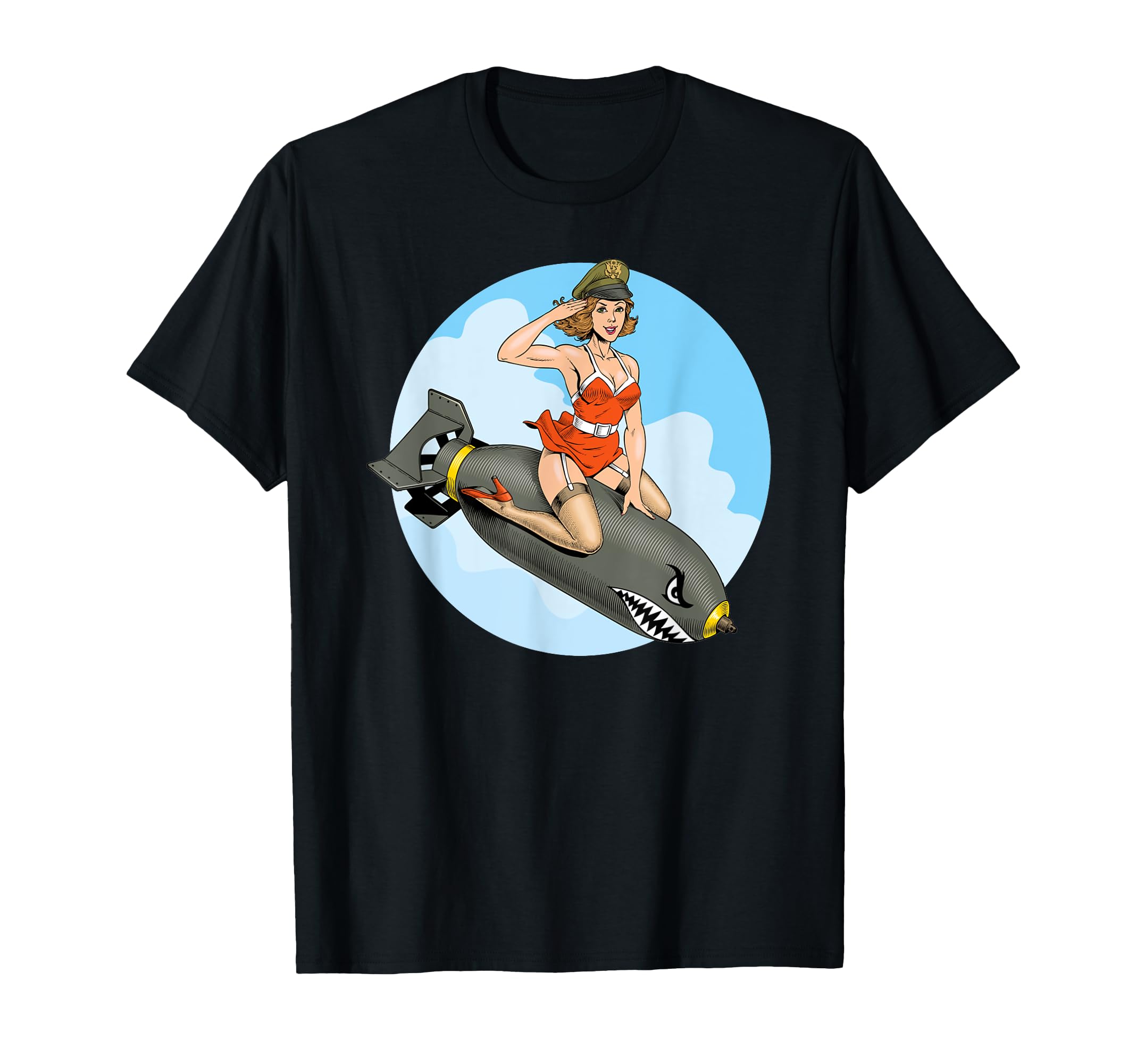 Pin-up Girl Bomber Air Bomb Pin-up Girl T-shirt