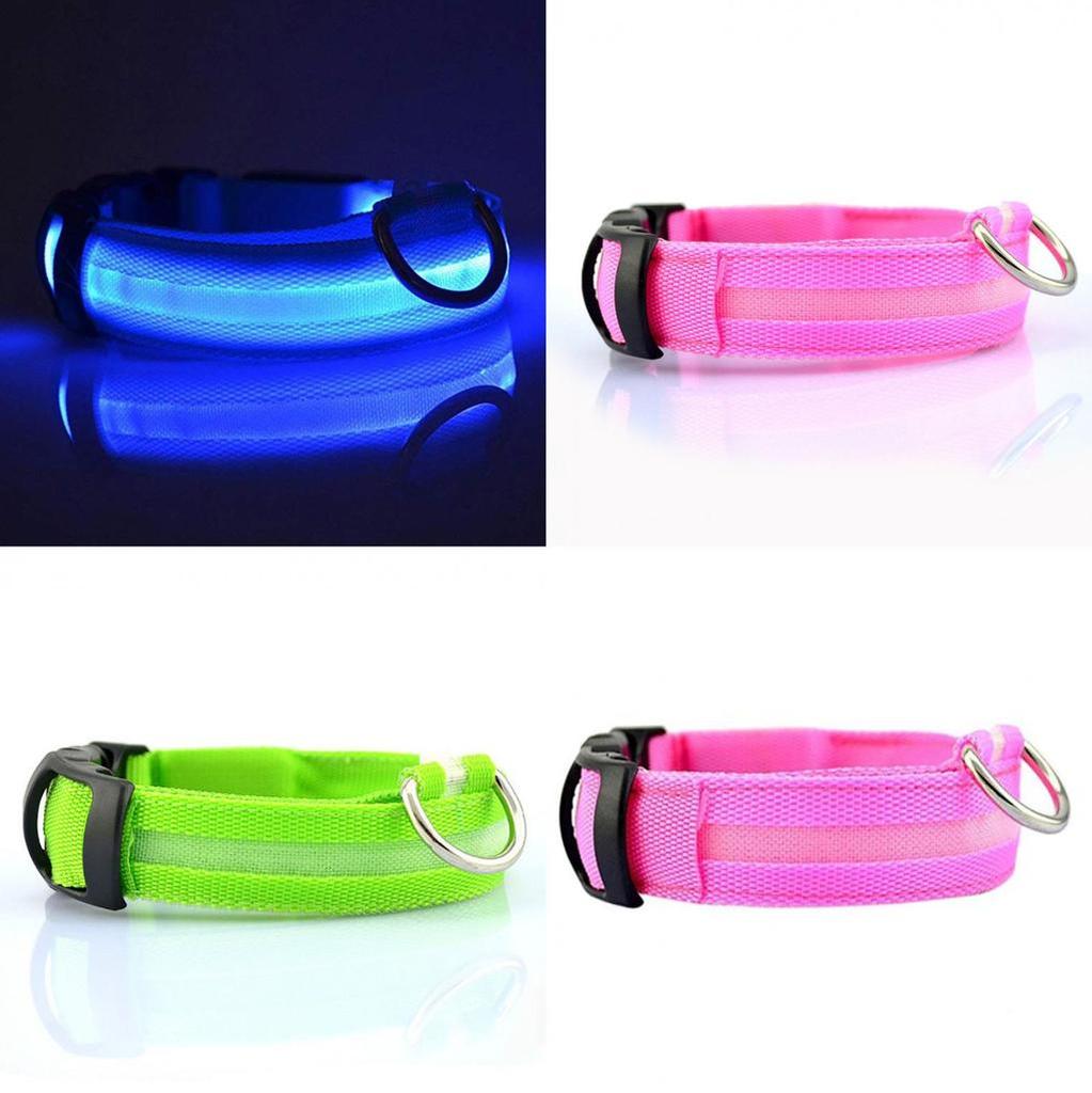 Haustier LED leuchtendes Hundehalsband wiederaufladbar für kleine mittlere große Hunde